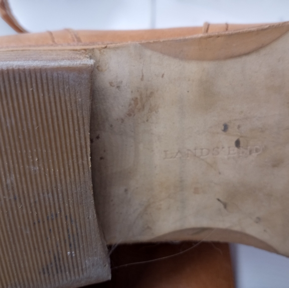 Lands' End Women's Cognac Riding Shoes - Picture 11 of 16